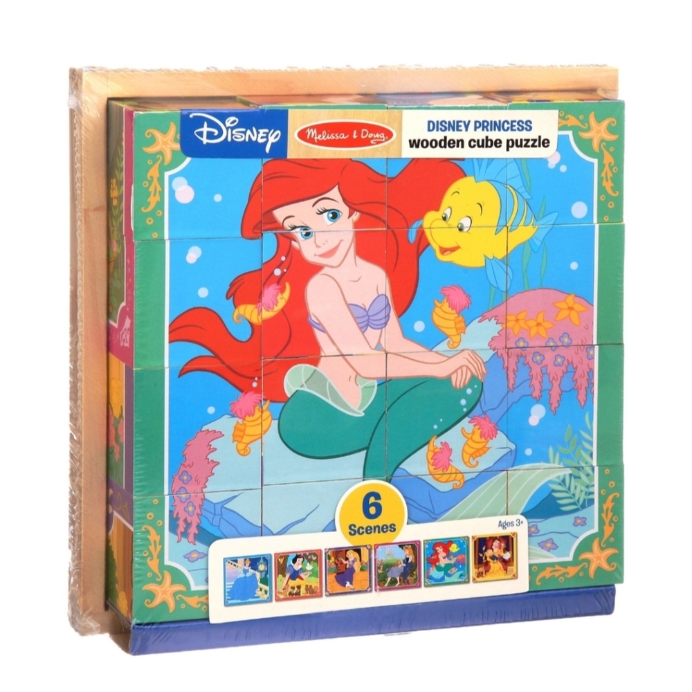Disney, Melissa and Doug, Princess, Block Puzzle